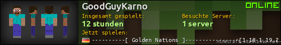 Benutzerleisten 560x90 für GoodGuyKarno