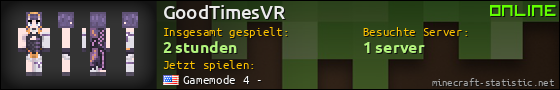 Benutzerleisten 560x90 für GoodTimesVR