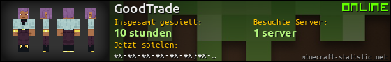 Benutzerleisten 560x90 für GoodTrade