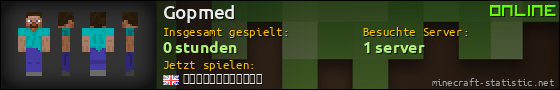 Benutzerleisten 560x90 für Gopmed