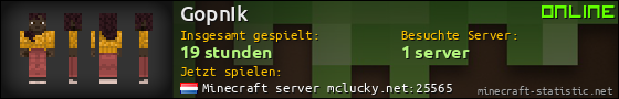 Benutzerleisten 560x90 für GopnIk