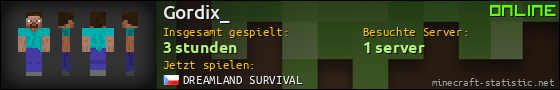 Benutzerleisten 560x90 für Gordix_