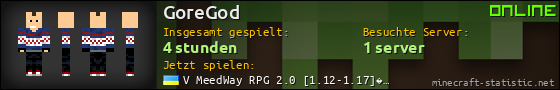 Benutzerleisten 560x90 für GoreGod