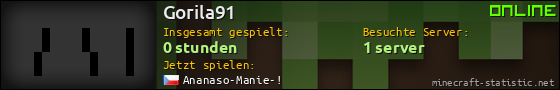Benutzerleisten 560x90 für Gorila91