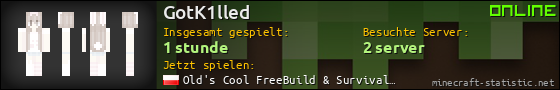 Benutzerleisten 560x90 für GotK1lled