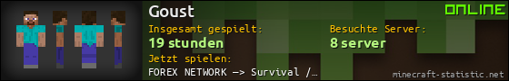Benutzerleisten 560x90 für Goust