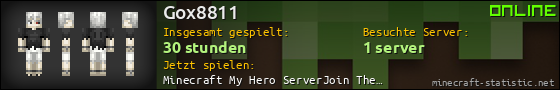Benutzerleisten 560x90 für Gox8811