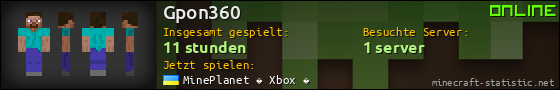 Benutzerleisten 560x90 für Gpon360