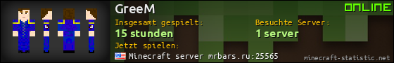 Benutzerleisten 560x90 für GreeM