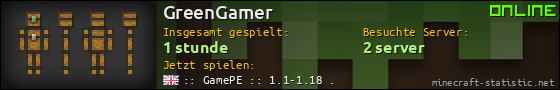 Benutzerleisten 560x90 für GreenGamer