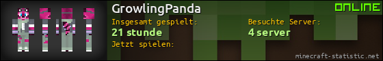 Benutzerleisten 560x90 für GrowlingPanda