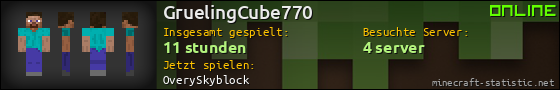 Benutzerleisten 560x90 für GruelingCube770