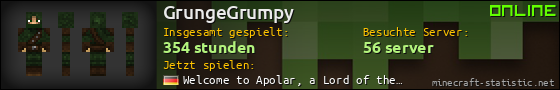 Benutzerleisten 560x90 für GrungeGrumpy