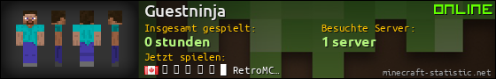 Benutzerleisten 560x90 für Guestninja