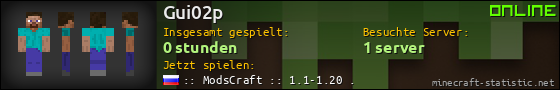 Benutzerleisten 560x90 für Gui02p