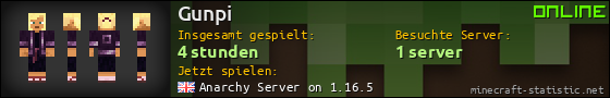 Benutzerleisten 560x90 für Gunpi