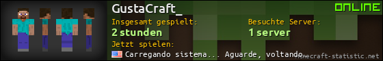 Benutzerleisten 560x90 für GustaCraft_