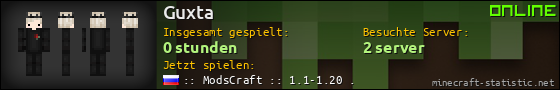 Benutzerleisten 560x90 für Guxta