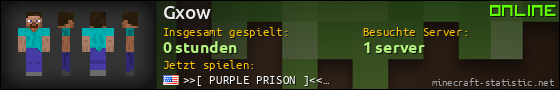 Benutzerleisten 560x90 für Gxow