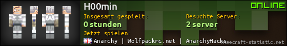 Benutzerleisten 560x90 für H00min