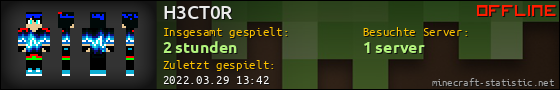 Benutzerleisten 560x90 für H3CT0R