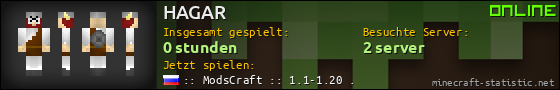 Benutzerleisten 560x90 für HAGAR