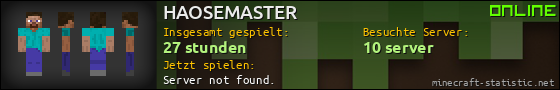 Benutzerleisten 560x90 für HAOSEMASTER