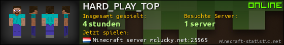 Benutzerleisten 560x90 für HARD_PLAY_TOP