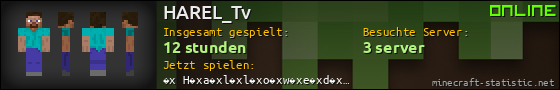 Benutzerleisten 560x90 für HAREL_Tv