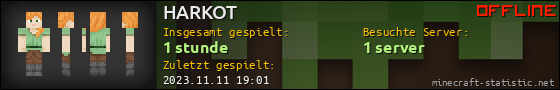 Benutzerleisten 560x90 für HARKOT