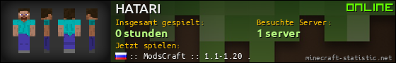 Benutzerleisten 560x90 für HATARI