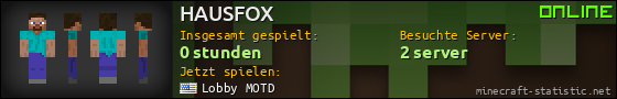 Benutzerleisten 560x90 für HAUSFOX