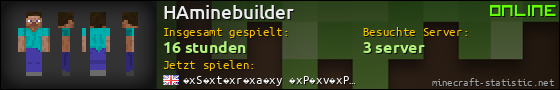 Benutzerleisten 560x90 für HAminebuilder