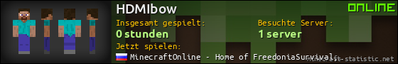 Benutzerleisten 560x90 für HDMIbow