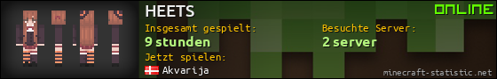 Benutzerleisten 560x90 für HEETS