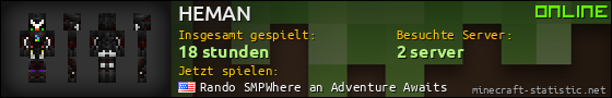 Benutzerleisten 560x90 für HEMAN