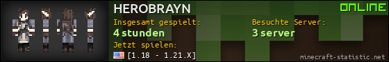 Benutzerleisten 560x90 für HEROBRAYN