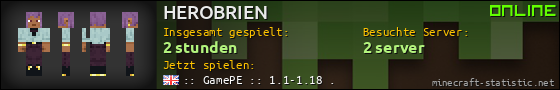 Benutzerleisten 560x90 für HEROBRIEN