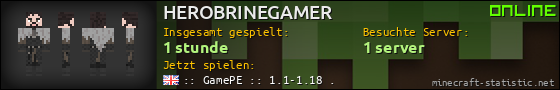 Benutzerleisten 560x90 für HEROBRINEGAMER