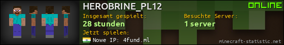 Benutzerleisten 560x90 für HEROBRINE_PL12