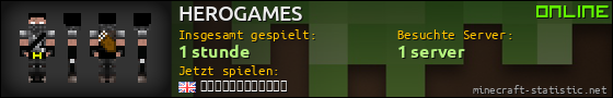Benutzerleisten 560x90 für HEROGAMES