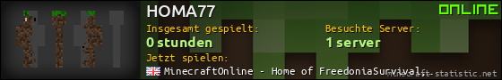 Benutzerleisten 560x90 für HOMA77