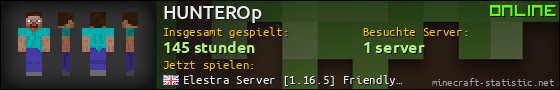 Benutzerleisten 560x90 für HUNTEROp