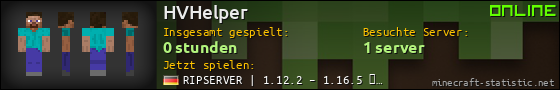 Benutzerleisten 560x90 für HVHelper