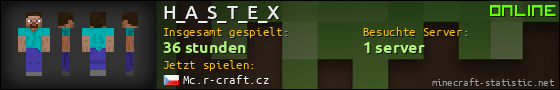 Benutzerleisten 560x90 für H_A_S_T_E_X