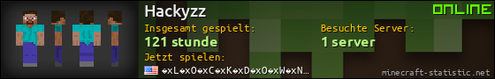 Benutzerleisten 560x90 für Hackyzz