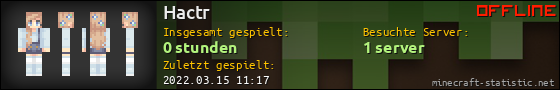 Benutzerleisten 560x90 für Hactr