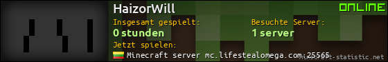 Benutzerleisten 560x90 für HaizorWill