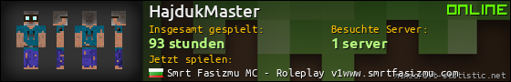 Benutzerleisten 560x90 für HajdukMaster