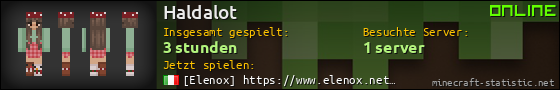 Benutzerleisten 560x90 für Haldalot